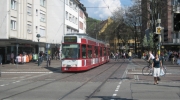 Raitiovaunuihin perustuva Saksan Freiburgin joukkoliikenne on yksi Euroopan parhaimmista. Kuva Alberto Madini / commons.wikimedia.org